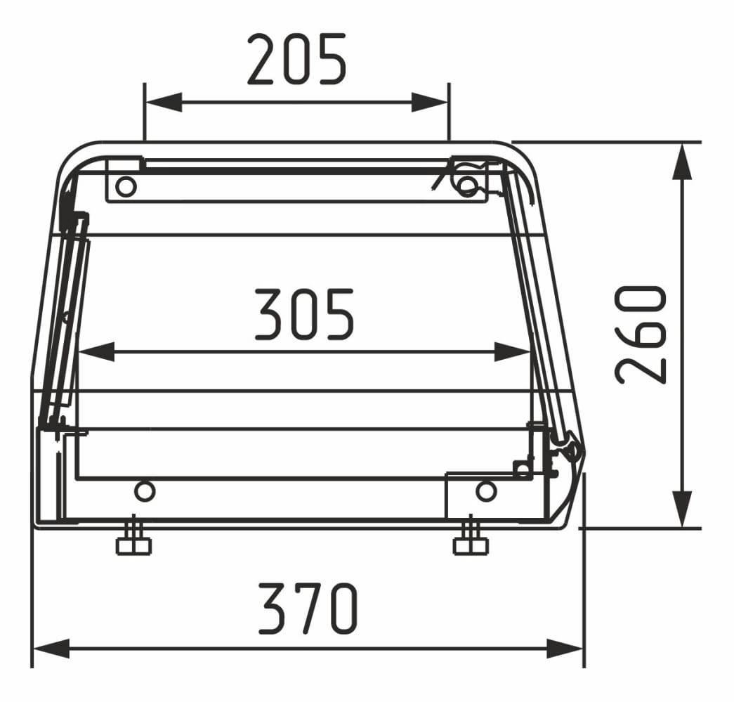 Нейтральная витрина CARBOMA AZHA AC38 N 1,0‑1 