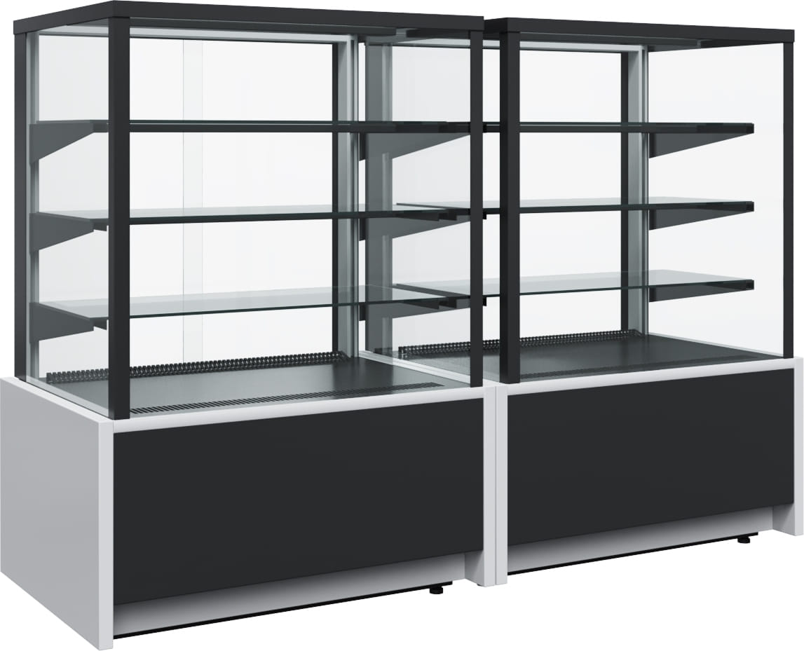Кондитерская витрина CARBOMA ВХСв‑1,3д CUBE LIGHT (KC70 VM 1,3‑1) 