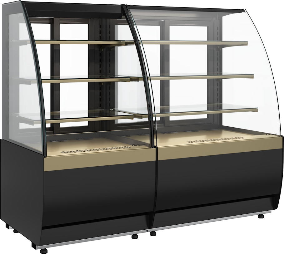 Нейтральная витрина CARBOMA FLANDRIA 2 LIGHT K70 N 0,9‑1 2.0 