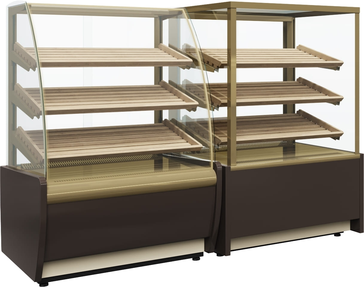 Хлебная витрина CARBOMA FLANDRIA LIGHT K70 N 0,9‑2 открытая 