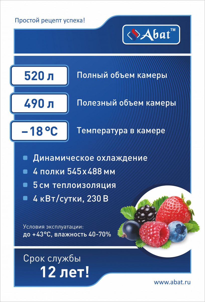 Шкаф холодильный низкотемпературный ШХн-0,5-02 краш. 